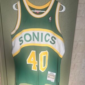 Mitchell & Ness Green Sonics Jersey Shawn Kemp 1994-1995